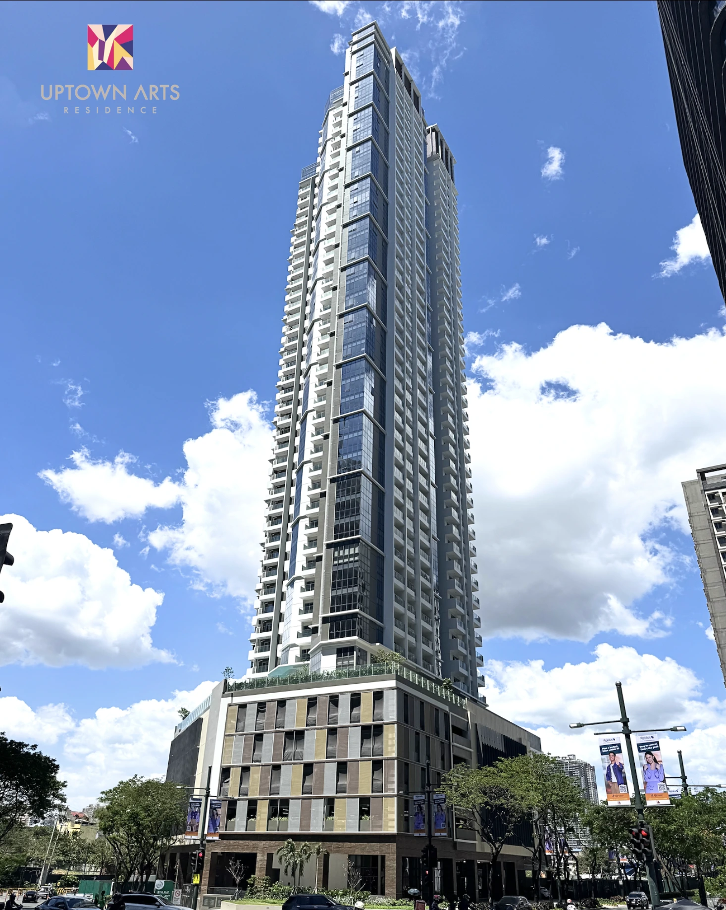 45-storey luxury condominium building in bgc with modern architectural design